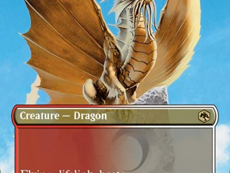 Adult Gold Dragon (Borderless Alternate Art) [Dungeons & Dragons: Adventures in the Forgotten Realms] For Discount