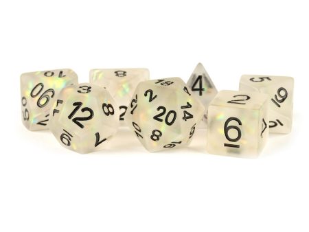 16mm Poly Resin Dice Set: Icy Opal For Cheap