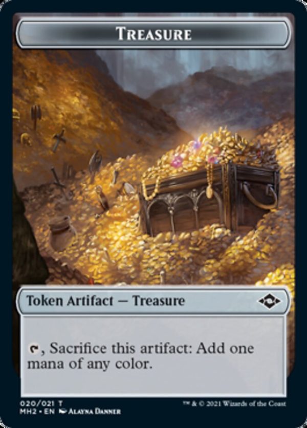 Bird Token    Treasure Token (20) [Modern Horizons 2 Tokens] For Discount