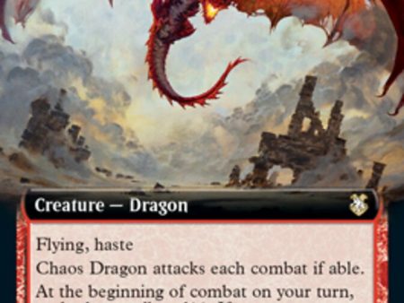 Chaos Dragon (Extended Art) [Dungeons & Dragons: Adventures in the Forgotten Realms Commander] For Cheap