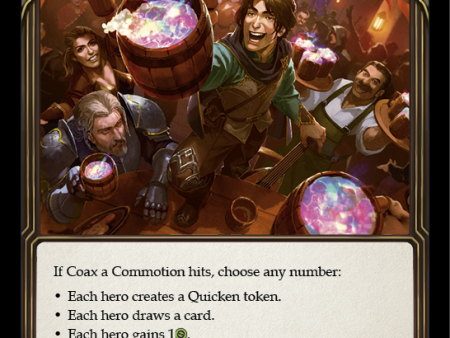 Coax a Commotion [U-CRU180-RF] (Crucible of War Unlimited)  Unlimited Rainbow Foil Online Hot Sale