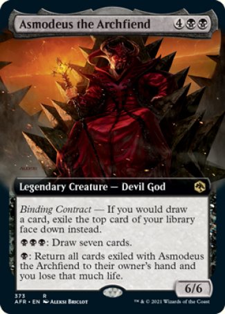 Asmodeus the Archfiend (Extended Art) [Dungeons & Dragons: Adventures in the Forgotten Realms] Supply