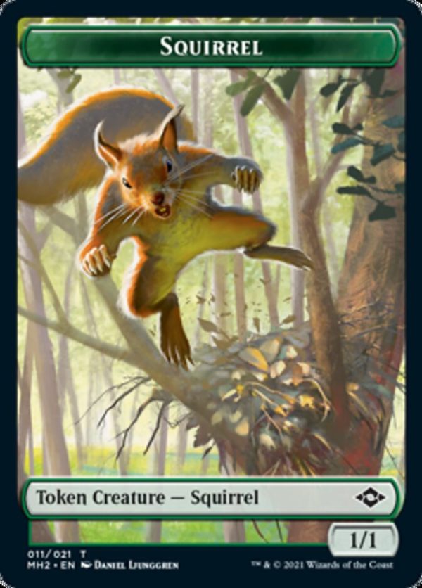 Beast Token    Squirrel Token [Modern Horizons 2 Tokens] Cheap