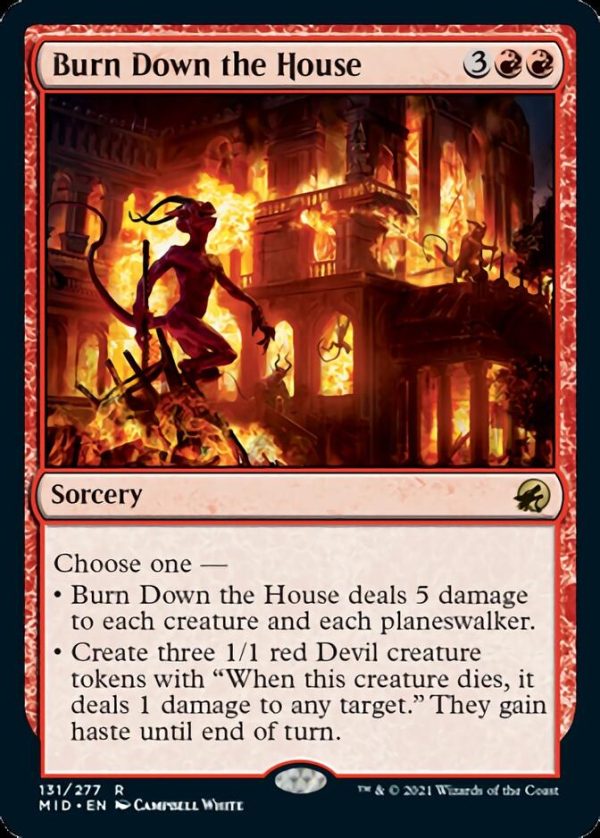 Burn Down the House [Innistrad: Midnight Hunt] on Sale