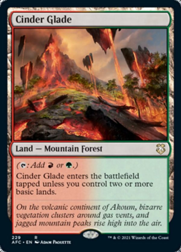 Cinder Glade [Dungeons & Dragons: Adventures in the Forgotten Realms Commander] Supply