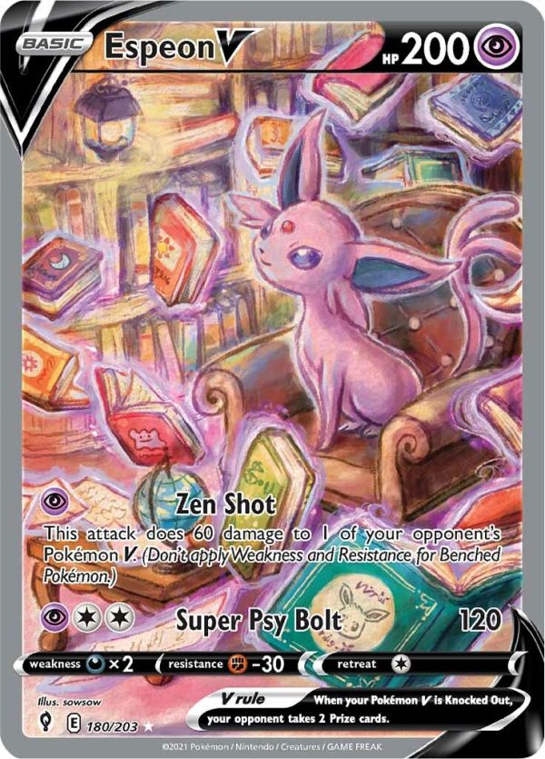 Espeon V (180 203) [Sword & Shield: Evolving Skies] For Cheap