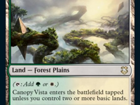 Canopy Vista [Dungeons & Dragons: Adventures in the Forgotten Realms Commander] Hot on Sale