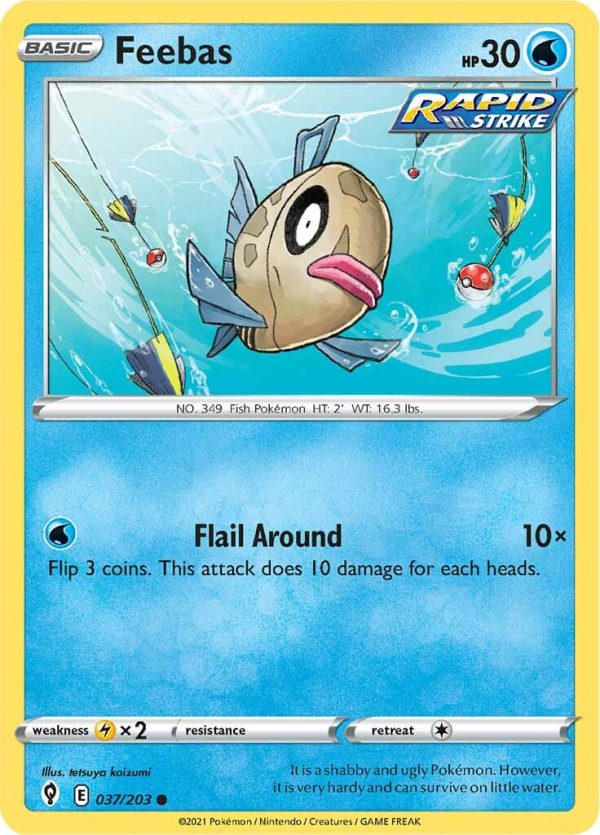 Feebas (037 203) [Sword & Shield: Evolving Skies] For Sale