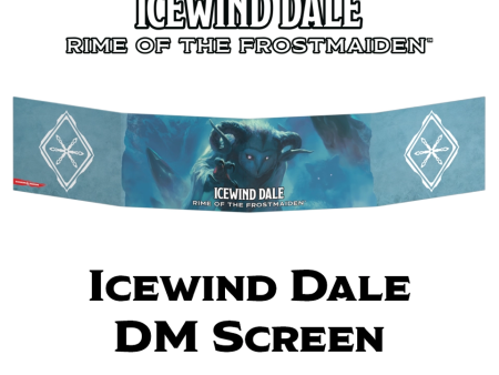 D&D: Dungeon Masters Screen - Icewind Dale - Rime of the Frostmaiden Discount