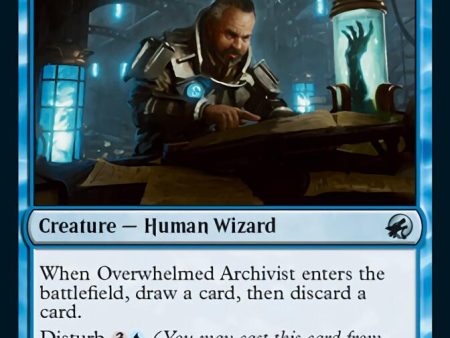 Overwhelmed Archivist    Archive Haunt [Innistrad: Midnight Hunt] For Cheap