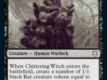 Chittering Witch [Dungeons & Dragons: Adventures in the Forgotten Realms Commander] Discount