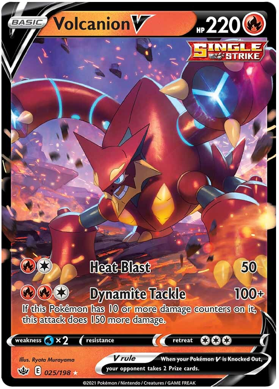 Volcanion V (025 198) [Sword & Shield: Chilling Reign] For Sale