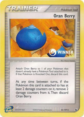 Oran Berry (85 109) (Jumbo Card) [EX: Ruby & Sapphire] For Sale