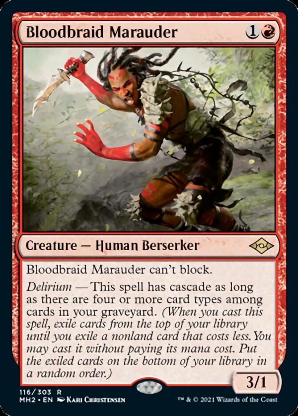 Bloodbraid Marauder [Modern Horizons 2] Online Hot Sale