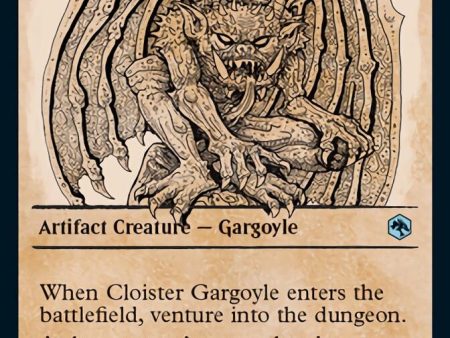 Cloister Gargoyle (Showcase) [Dungeons & Dragons: Adventures in the Forgotten Realms] Cheap