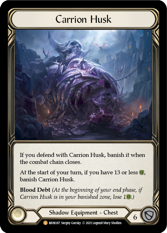 Carrion Husk [MON187-CF] (Monarch)  1st Edition Cold Foil on Sale