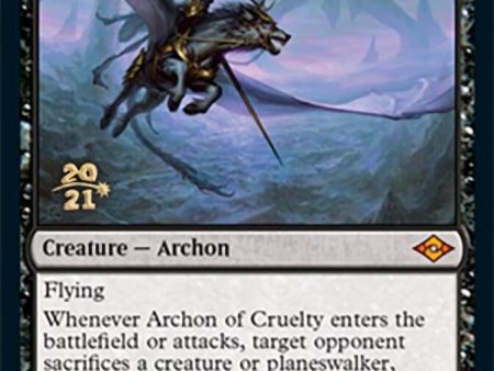 Archon of Cruelty [Modern Horizons 2 Prerelease Promos] Hot on Sale