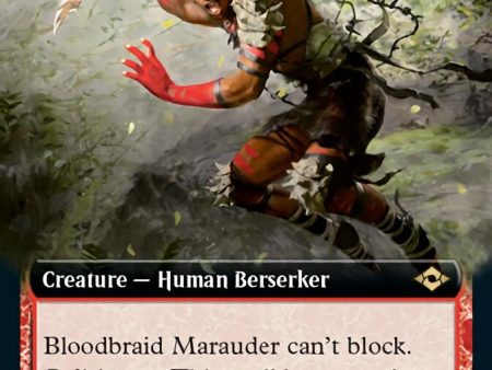 Bloodbraid Marauder (Extended Art) [Modern Horizons 2] Sale