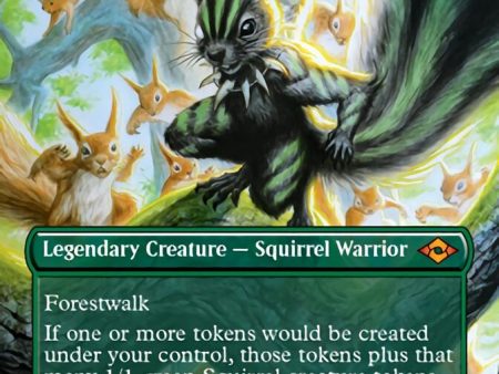 Chatterfang, Squirrel General (Borderless Alternate Art) [Modern Horizons 2] For Discount